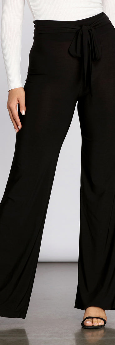 Tie Waist Straight Leg Knit Pants provides a stylish start to creating your best summer outfits of the season with on-trend details for 2023!
