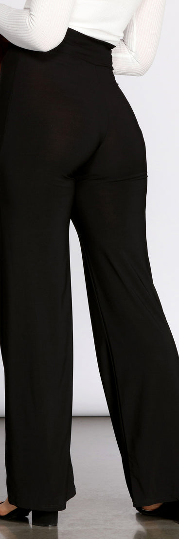 Tie Waist Straight Leg Knit Pants provides a stylish start to creating your best summer outfits of the season with on-trend details for 2023!