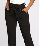 Confident & Chic Tie Waist Paperbag Pants provides a stylish start to creating your best summer outfits of the season with on-trend details for 2023!