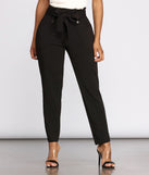Confident & Chic Tie Waist Paperbag Pants provides a stylish start to creating your best summer outfits of the season with on-trend details for 2023!