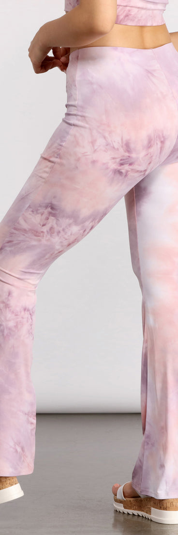 Tie Dye Daze Flare Pants provides a stylish start to creating your best summer outfits of the season with on-trend details for 2023!