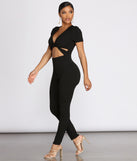 Risk It All Twist Front Fitted Jumpsuit provides a stylish start to creating your best summer outfits of the season with on-trend details for 2023!