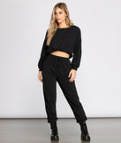 Comfy Vibes Knit Joggers provides a stylish start to creating your best summer outfits of the season with on-trend details for 2023!