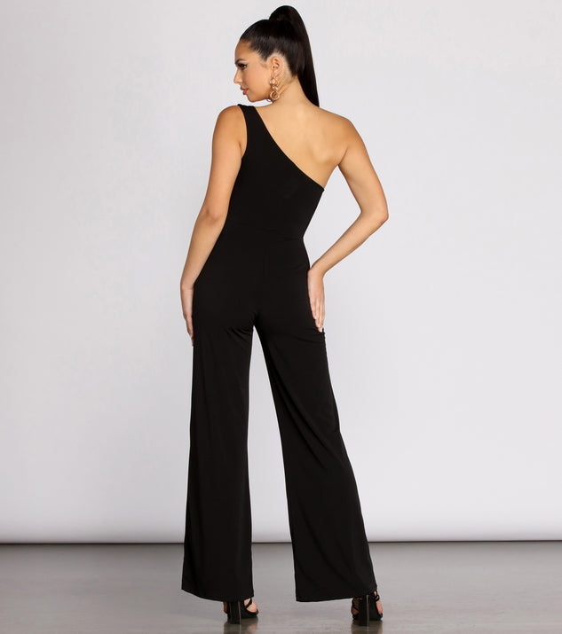 Watch And Learn One Shoulder Jumpsuit & Windsor