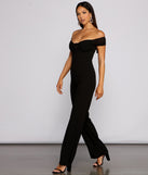 Classically Chic Off The Shoulder Jumpsuit provides a stylish start to creating your best summer outfits of the season with on-trend details for 2023!