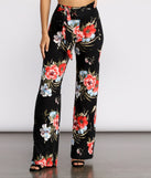 Just Enough Floral High Waist Pants provides a stylish start to creating your best summer outfits of the season with on-trend details for 2023!