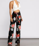 Just Enough Floral High Waist Pants provides a stylish start to creating your best summer outfits of the season with on-trend details for 2023!