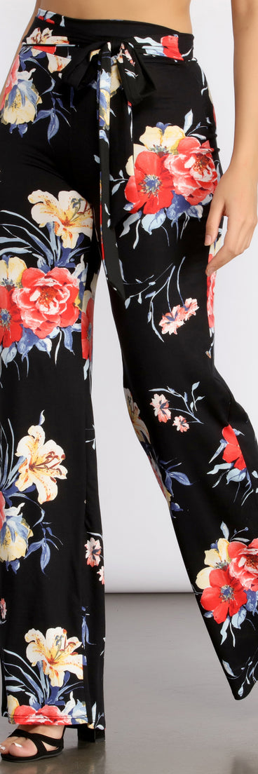 My Vibe Floral High Waist Dress Pants provides a stylish start to creating your best summer outfits of the season with on-trend details for 2023!