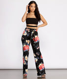 My Vibe Floral High Waist Dress Pants provides a stylish start to creating your best summer outfits of the season with on-trend details for 2023!