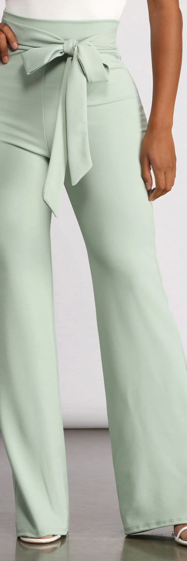 High Waist Wide Leg Dress Pants provides a stylish start to creating your best summer outfits of the season with on-trend details for 2023!