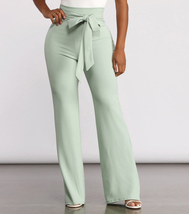 High Waist Wide Leg Dress Pants provides a stylish start to creating your best summer outfits of the season with on-trend details for 2023!