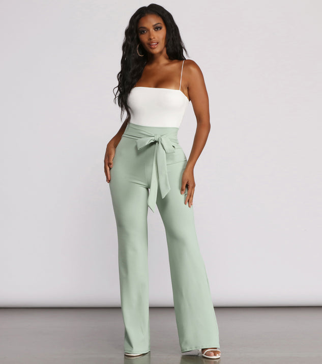 High Waist Wide Leg Dress Pants | Windsor High Waist Wide Leg Dress Pants | Windsor
