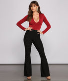 High Rise Ponte Knit Flare Pants provides a stylish start to creating your best summer outfits of the season with on-trend details for 2023!