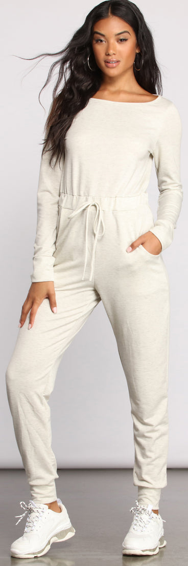 Just Chillin' Tie Waist Catsuit provides a stylish start to creating your best summer outfits of the season with on-trend details for 2023!