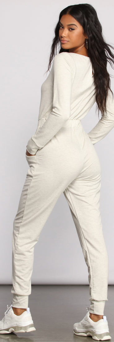 Just Chillin' Tie Waist Catsuit provides a stylish start to creating your best summer outfits of the season with on-trend details for 2023!