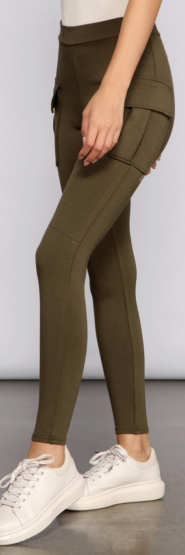 Lead With Style Cargo Detail Leggings for 2023 festival outfits, festival dress, outfits for raves, concert outfits, and/or club outfits