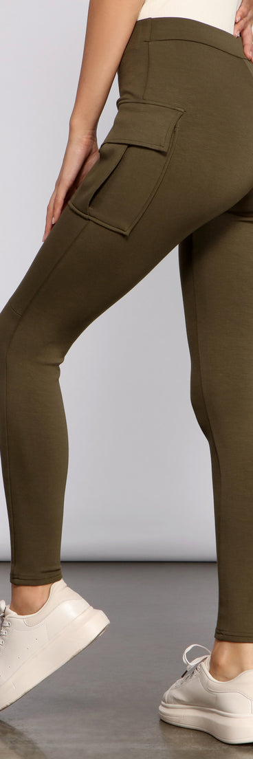 Lead With Style Cargo Detail Leggings provides a stylish start to creating your best summer outfits of the season with on-trend details for 2023!