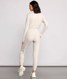 Feeling Casual Ribbed Surplice Jumpsuit provides a stylish start to creating your best summer outfits of the season with on-trend details for 2023!