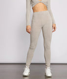 Trendy High Waist Ribbed Knit Leggings provides a stylish start to creating your best summer outfits of the season with on-trend details for 2023!