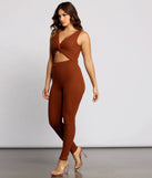 Trendy Twist Ribbed Knit Catsuit provides a stylish start to creating your best summer outfits of the season with on-trend details for 2023!