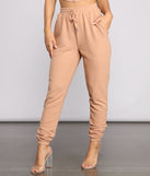 Casually Slay Ribbed Knit Joggers provides a stylish start to creating your best summer outfits of the season with on-trend details for 2023!