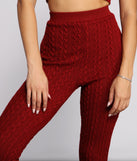 Cable Knit Cutie High Waist Leggings provides a stylish start to creating your best summer outfits of the season with on-trend details for 2023!