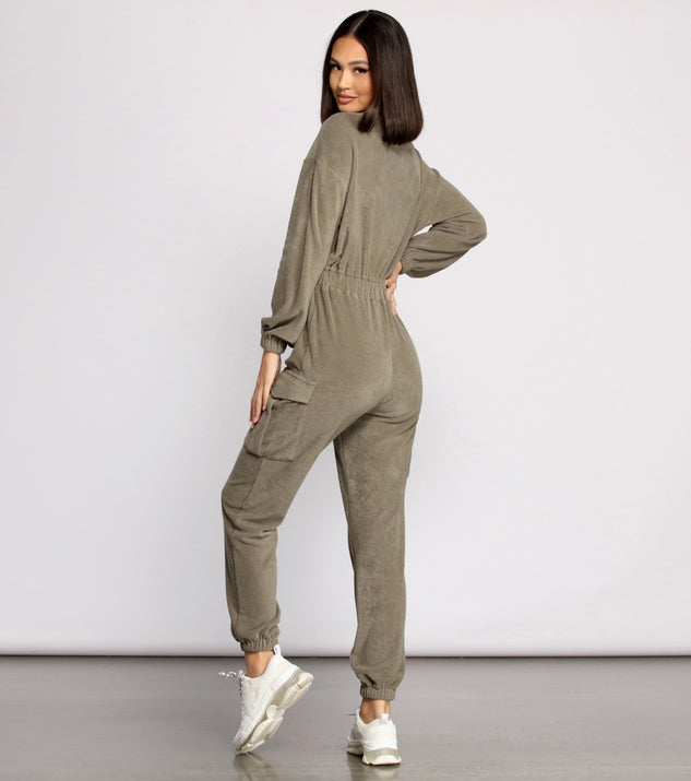 Zipped and Trendy Cargo Jumpsuit & Windsor