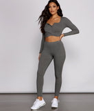 Ribbed Knit High Waist Leggings provides a stylish start to creating your best summer outfits of the season with on-trend details for 2023!