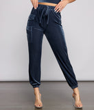 So Luxe High Rise Velvet Joggers provides a stylish start to creating your best summer outfits of the season with on-trend details for 2023!