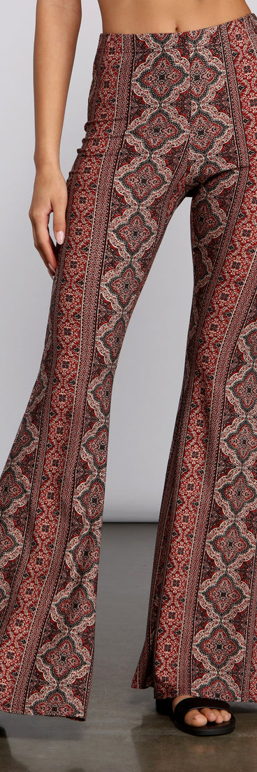 Bold Boho Vibes Flared Pants is a trendy pick to create 2023 festival outfits, festival dresses, outfits for concerts or raves, and complete your best party outfits!