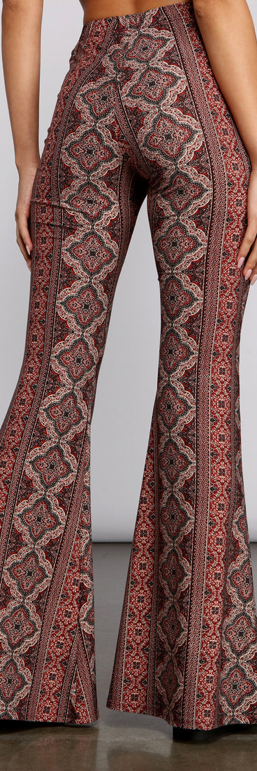 Bold Boho Vibes Flared Pants provides a stylish start to creating your best summer outfits of the season with on-trend details for 2023!