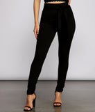 High Waist Skinny Ponte Knit Pants provides a stylish start to creating your best summer outfits of the season with on-trend details for 2023!