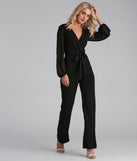 Perfectly Posh Tie-Waist Jumpsuit with on-trend details provides a stylish start to creating your graduation outfit for the 2024 Commencement or grad party!