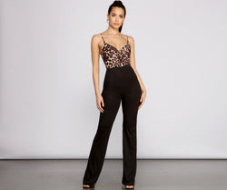 Wild At Heart Leopard Print Jumpsuit provides a stylish start to creating your best summer outfits of the season with on-trend details for 2023!