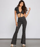Fab And Fresh Floral Flared Pants provides a stylish start to creating your best summer outfits of the season with on-trend details for 2023!