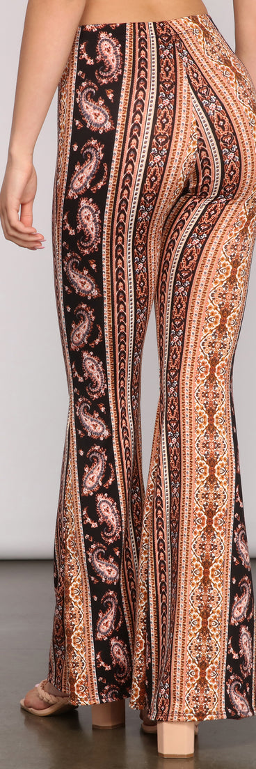 Good Vibes Paisley Flared Pants provides a stylish start to creating your best summer outfits of the season with on-trend details for 2023!