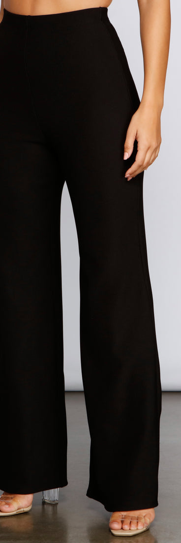 Flaunt It Ribbed Wide Leg Pants provides a stylish start to creating your best summer outfits of the season with on-trend details for 2023!