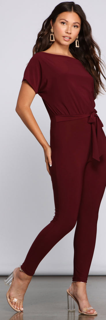 Chill Out Boat Neck Catsuit provides a stylish start to creating your best summer outfits of the season with on-trend details for 2023!