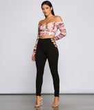 My Good Side Cutout Skinny Pants provides a stylish start to creating your best summer outfits of the season with on-trend details for 2023!