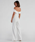 Elevated Style Off-The-Shoulder Jumpsuit provides a stylish start to creating your best summer outfits of the season with on-trend details for 2023!