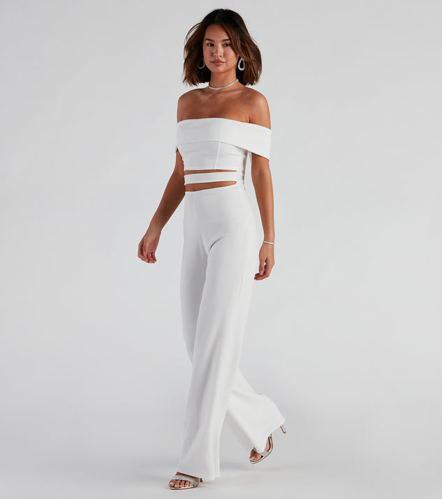 Elevated Style Off-The-Shoulder Jumpsuit | Windsor