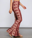 Wanderlust Beauty Flared Pants is a fire pick to create 2023 festival outfits, concert dresses, outfits for raves, or to complete your best party outfits or clubwear!