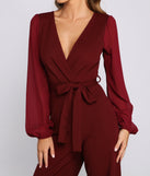 Effortless Beauty Chiffon Jumpsuit is the perfect Homecoming look pick with on-trend details to make the 2023 HOCO dance your most memorable event yet!