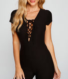 Basic And Chic Lattice Catsuit for 2023 festival outfits, festival dress, outfits for raves, concert outfits, and/or club outfits