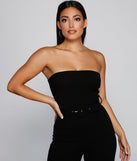 Bold And Belted Sleeveless Jumpsuit provides a stylish start to creating your best summer outfits of the season with on-trend details for 2023!