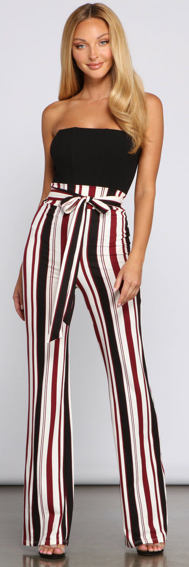 Striped And Stylish Tie-Waist Pants provides a stylish start to creating your best summer outfits of the season with on-trend details for 2023!