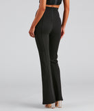 High Waist Flared Ponte Pants provides a stylish start to creating your best summer outfits of the season with on-trend details for 2023!