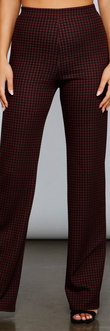 Preppy Chic High Waist Plaid Pants provides a stylish start to creating your best summer outfits of the season with on-trend details for 2023!