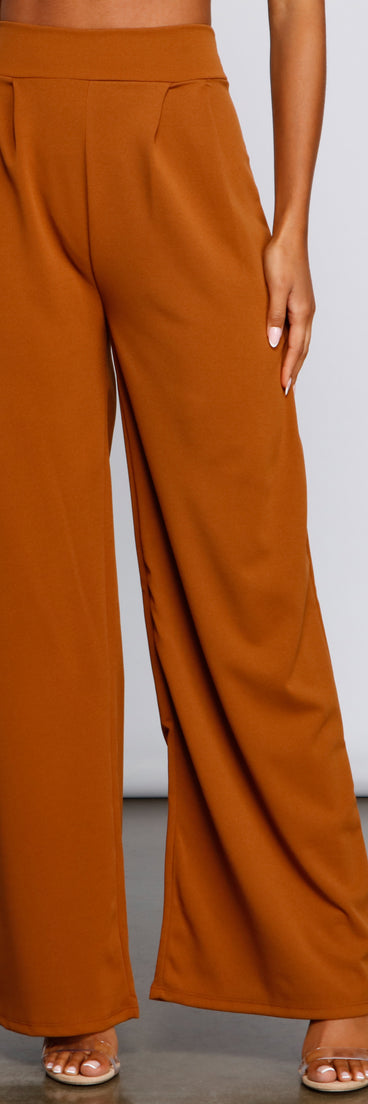 High Waist Pleated Wide Leg Pants provides a stylish start to creating your best summer outfits of the season with on-trend details for 2023!