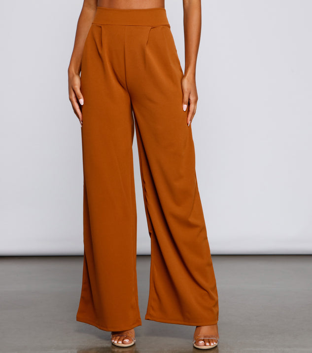 High Waist Pleated Wide Leg Pants provides a stylish start to creating your best summer outfits of the season with on-trend details for 2023!